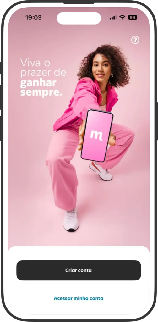 Primeiro passo - Acesso - Tela home do aplicativo